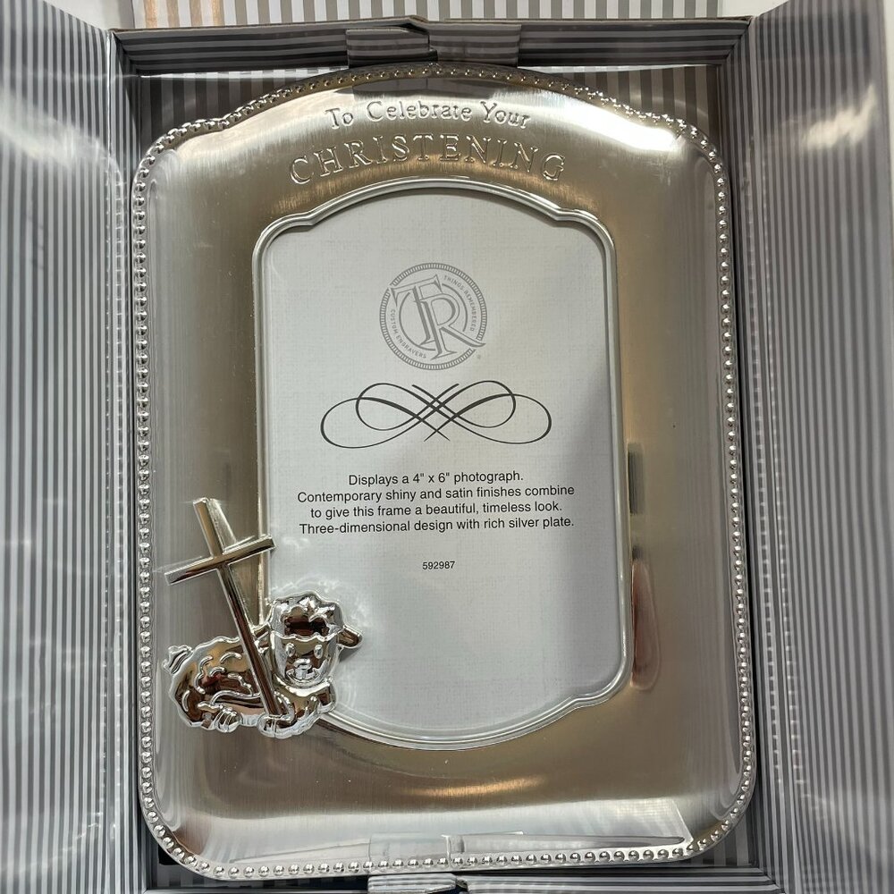 (NWT) Things Remembered Christening Photo Frame 4x6 - New in Box
